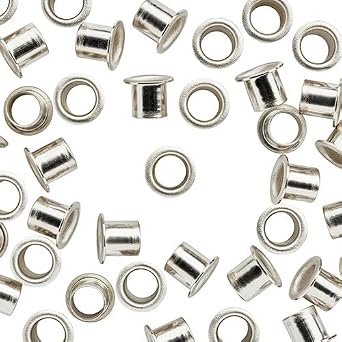 WidgetCo 1/4" Nickel Shelf Pins Sleeves, Requires 9/32" Holes, Fits 1/4" Size Shelf Pins Qty 1000