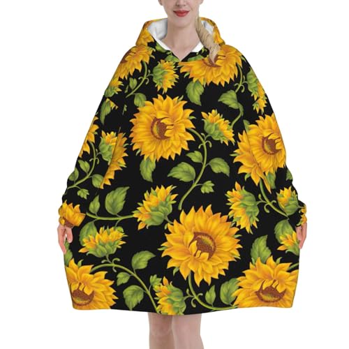 Couverture à capuche géante en flanelle épaisse pour rester au chaud tout l'hiver