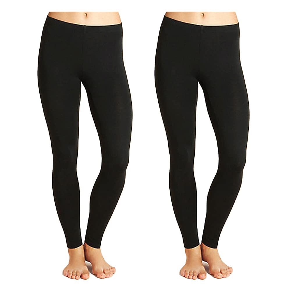 Undercover 2 Pack Ladies Heatguard 140 Denier SK134A Thermal Leggings Black Large