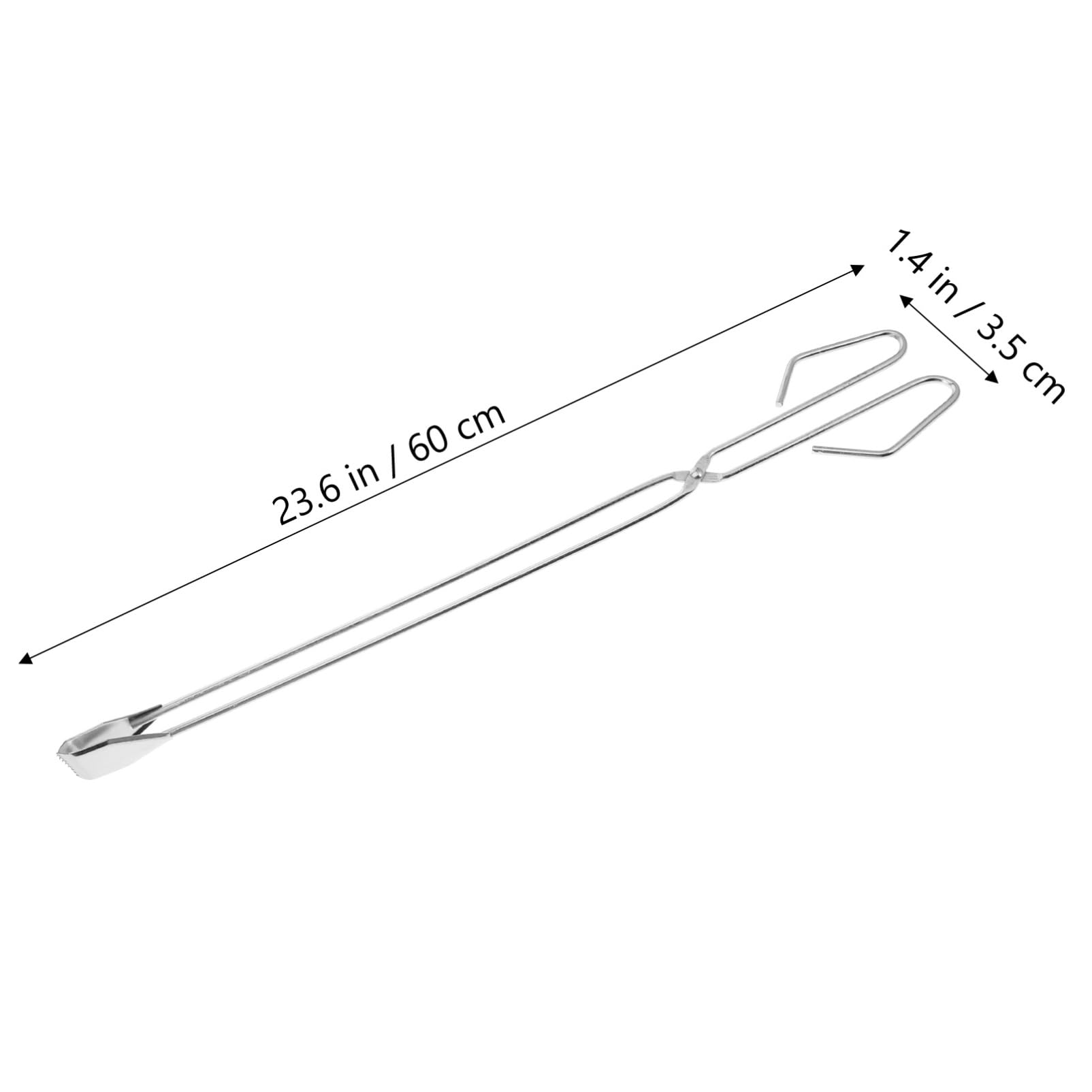 Müllzange und Müllclip zum Sammeln Müll 2 Stück Scherenzange aus Edelstahl als Praktisches Werkzeug für Sommeratmosphäre Beim Grillzubehör und Outdoor Küche