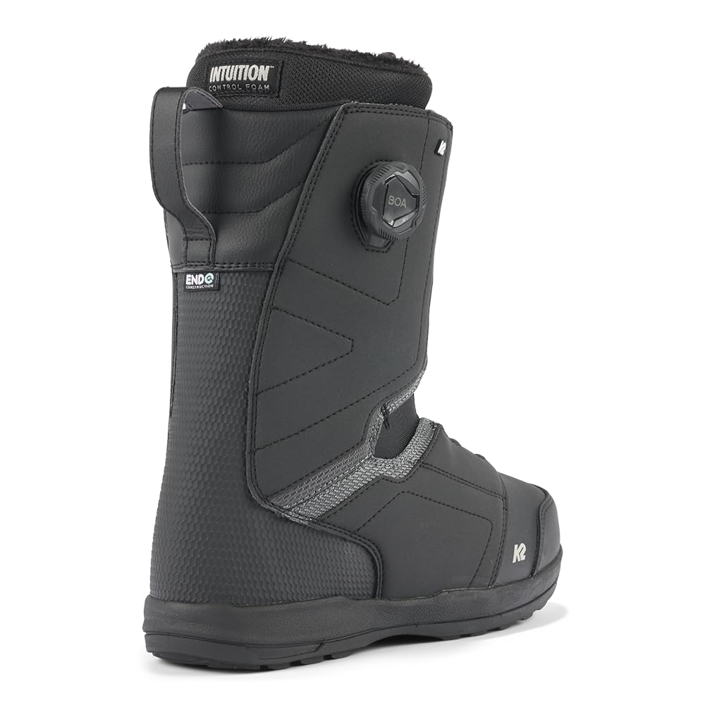 K2 Hanford Mens Snowboard Boots, 9.5, Black