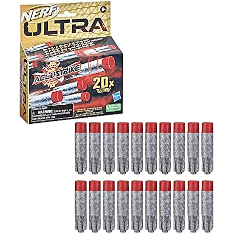 Set de 20 Dardos de Repuesto Nerf AccuStrike Ultra Cover