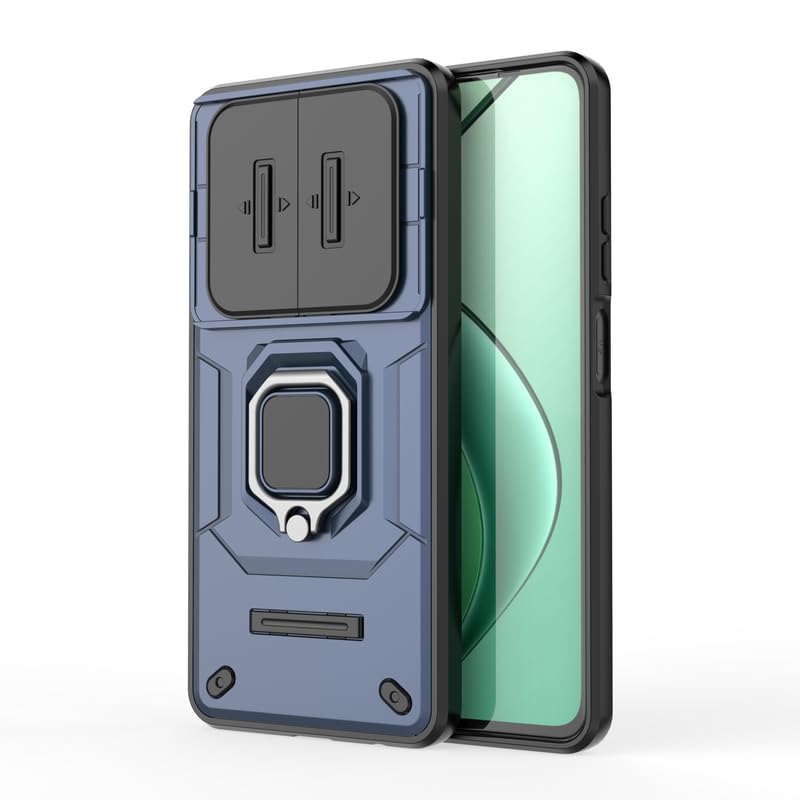 Glaslux CamShield Pro Case with Slide Camera Protection and 360° Protection Ring Stand Mobile Phone Back Case Cover for Realme Narzo 70x 5G / N65 / Realme 12 5G / 12X 5G / C65 5G (Blue) (B0DCWB9MVZ) Amazon Price History, Amazon Price Tracker