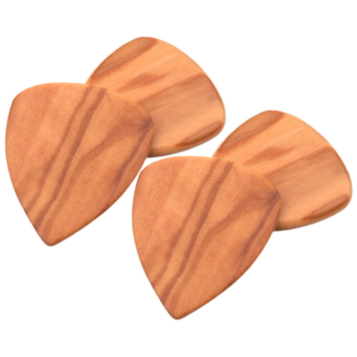 ibasenice 16pezzi Plettri Olivo Per Chitarra Da Accessori Pratici Per Praticare Con Design Unico Plettri Resistenti e Morbidi Per Musicisti e Amanti Della Musica