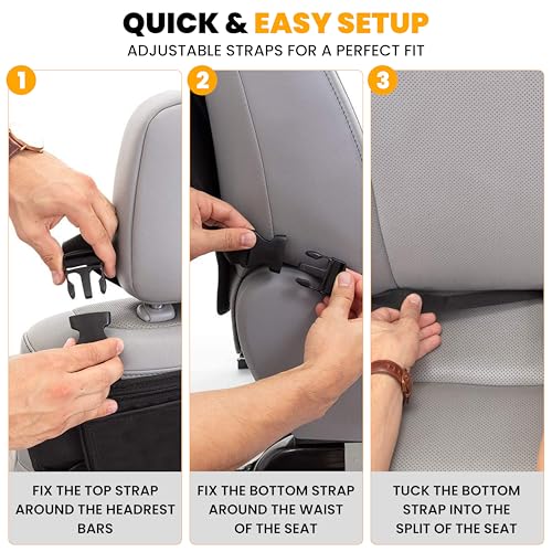 Image of EcoNour Car Kick Mats Back Seat Protector