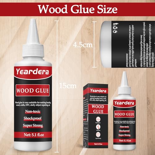 wood glue professional furniture repair glue clear carpenter glue strong wood glue for crafts furniture wood floor and wood products 150g51oz