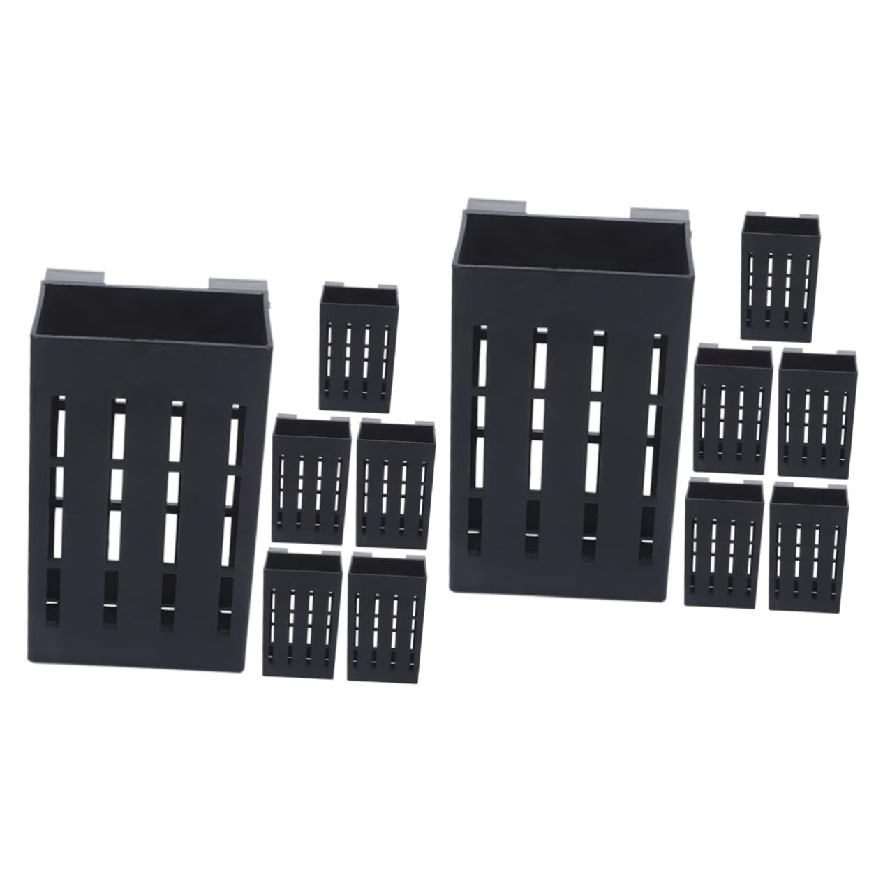 HANABASS 12stücke Aquarium Pflanzenhalter Hängende Töpfe Für Wasserpflanzen Robuste Und Langlebige Plastikstruktur Für Aquarien Und Hydroponik-Dekoration