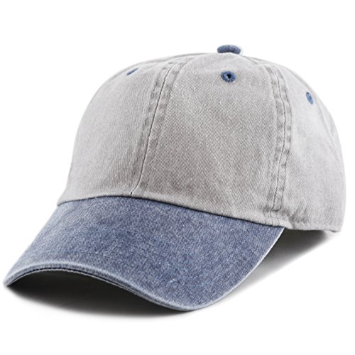 Image of The Hat Depot 100% Cotton Pigment Dyed Low Profile Dad Hat Six Panel Cap