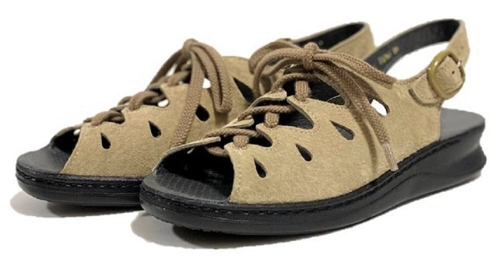 ハッシュパピー ブラウン スエード サンダル レースアップ　LL imgrc0097128122.jpg