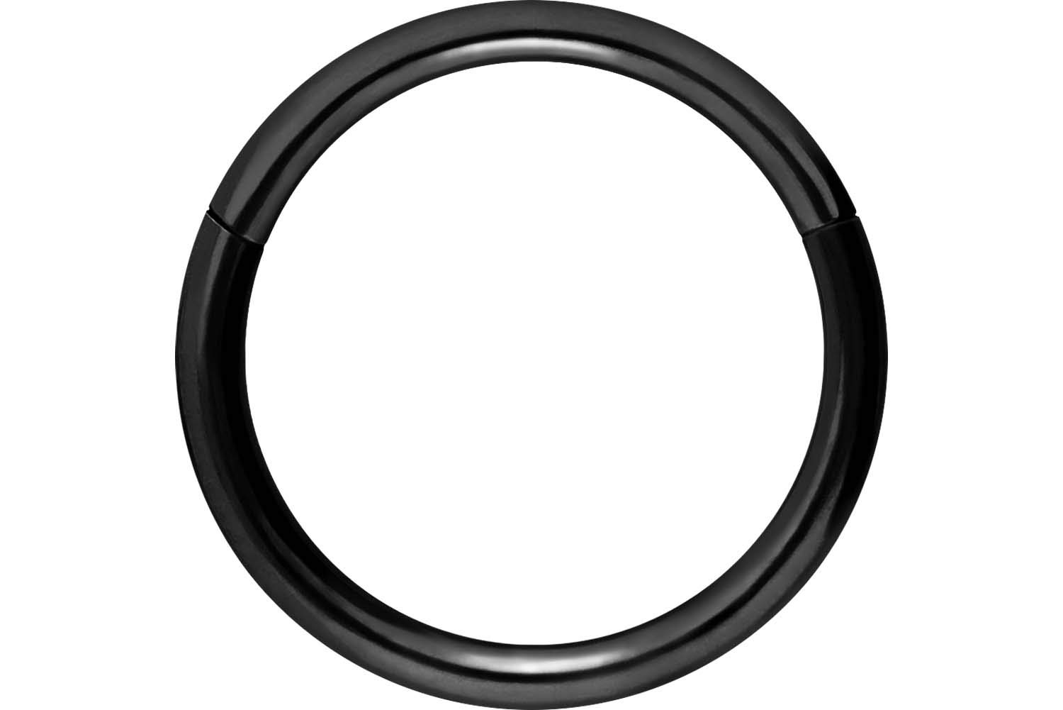 PIERCINGLINE Anillo segmento Clicker de acero quirúrgico – Piercing en oro, plata, rosa, negro o azul – para nariz, tabique, oreja, hélice o tragus — view 25