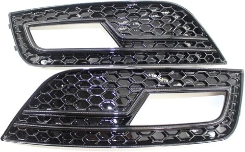 Calandre pour avant de voiture A4 B8.5 finition Chrome Black au design exclusif suspendu