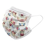 マスク 大きめ 不織布マスク 大きめ カラー 立体マスク 不織布 10枚入り 大人 蝶柄マスク 花柄 星柄 柄豊富 可愛い 柄マスク おしゃれ 使い捨てマスク 耳が痛くない 超快適マスク カラーマスク 通気性 口紅が付きにくいタイプ 飛沫防止(10pc-04)