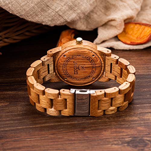 Wooden Watch Men,Wood Watches Handmade Minimalist Women Mens Lightweight Mens Wooden Watch,Watches for Women Men - Image 3