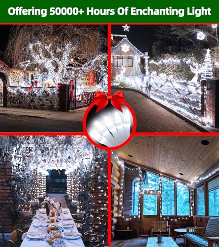 QUHUATU 470-Ft 1500-LED Christmas String Lights - 32.49 w/ Code + 50% Off Code DSCW9RBK - image 7