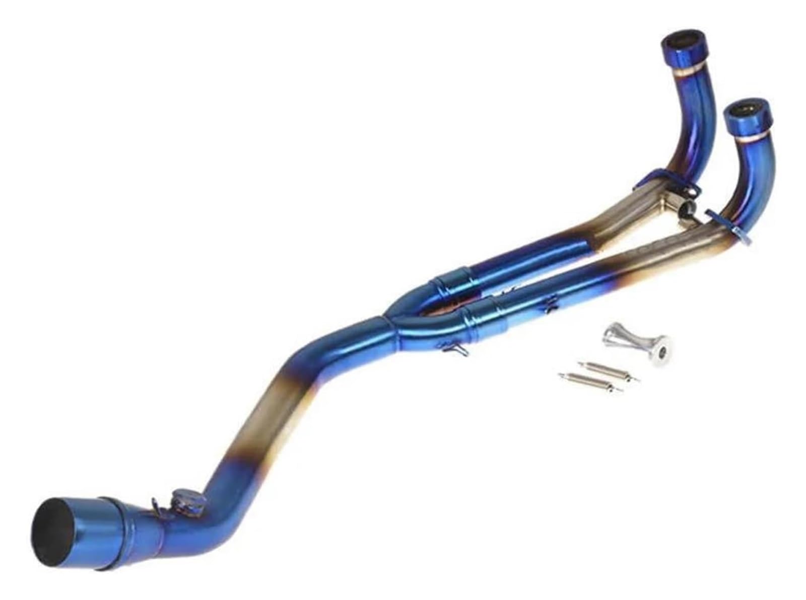 silencieux d'échappement Pour Y&amaha TMAX530 TMAX500 T-MAX Tmax 500 530 2008-2017 Moto Échappement Ligne Complète Collecteur Tuyau Silencieux(2)