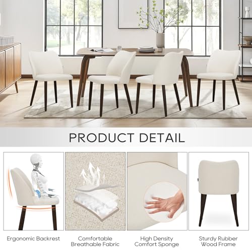 Colamy 3008B Upholstered Dining Chairs Set Of 4 thumb #3