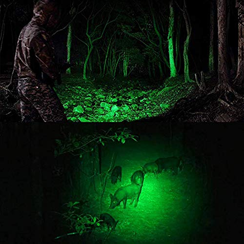 Torcia LED verde, BESTSUN torce tattiche da caccia...