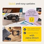 Jabra Evolve2 65 Flex Wireless Stereo Headset - Bluetooth, Noise-Cancelling ClearVoice Technology & Hybrid ANC - Certified for Microsoft Teams - Black - Image 5