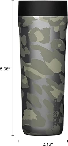 Miniatura 10 de Corkcicle Commuter Cup - Taza de café de viaje aislada de acero inoxidable a prueba de fugas, mantiene las bebidas frías durante 9 horas y calientes