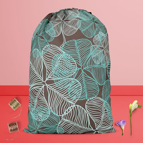 Image of ArtzFolio Clover | Reusable Sack Bag | Bag for Gym, Storage, Vegetable & Travel