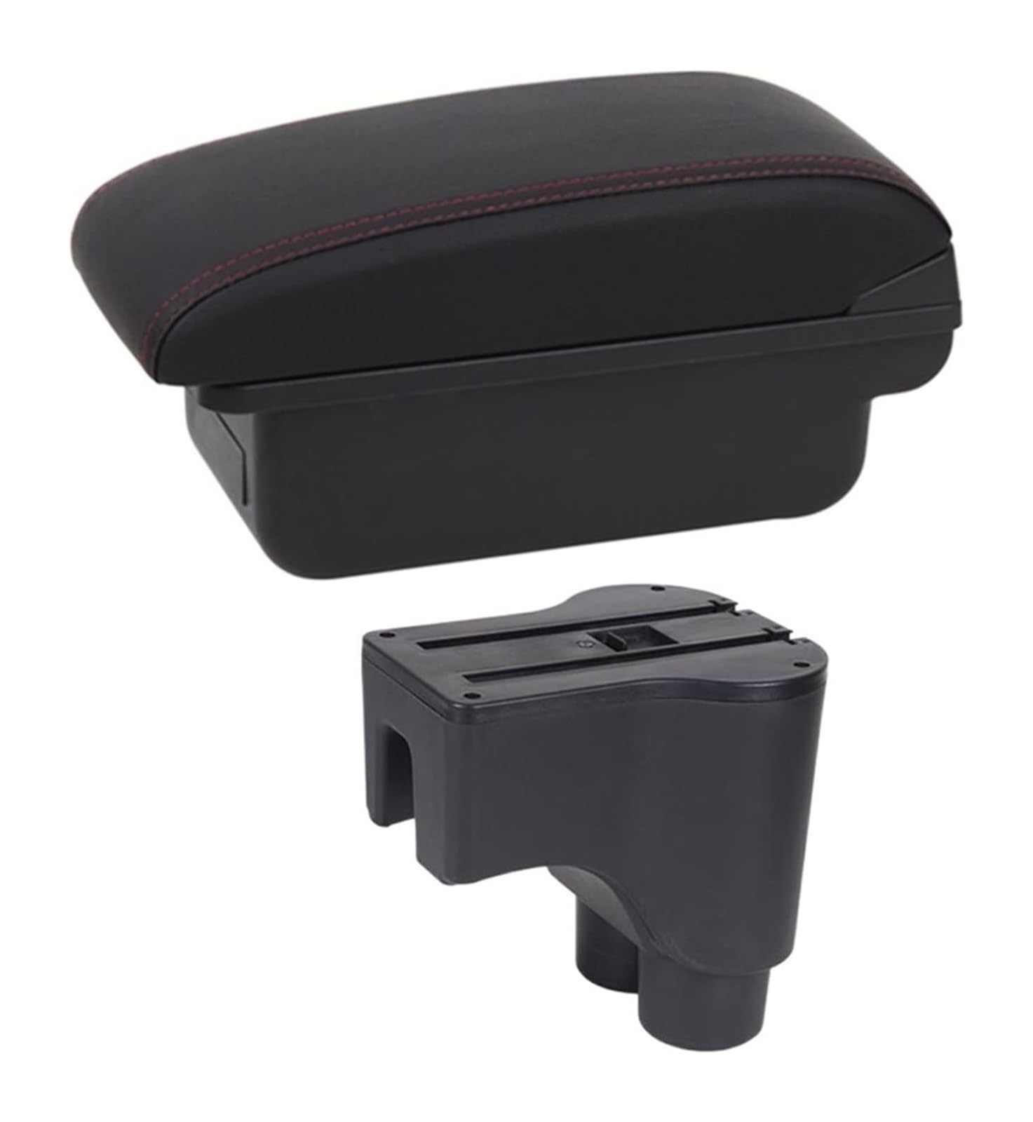 Hckclmbmzw B2 No Usb For Daihatsu For Terios 2 Armrest Box Double Layer With Cup Holder Ashtray Car Arm Rest Central Console Styling Car Armrest Center Console(B2 No Usb)