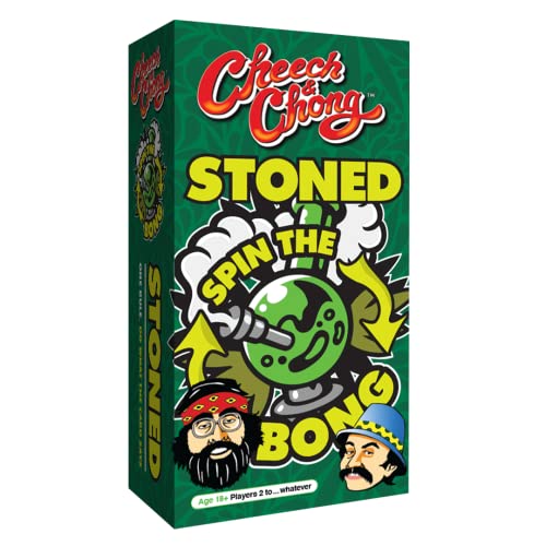 Cheech & Chong Spin the Bong Game Play With Stoners Follow Card & Bong Commands Grass Munchies & Music for Blissful Playtime & Relaxation 18+