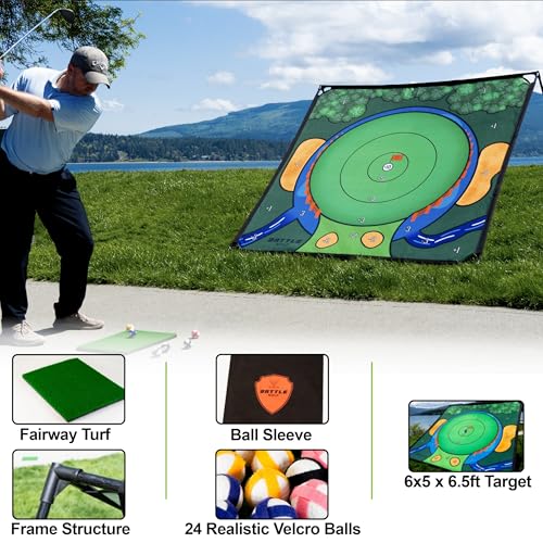Chipping Game - The Original Portable Golf Game for Chipping Practice for Dads and Junior Golfers - Indoor and Outdoor