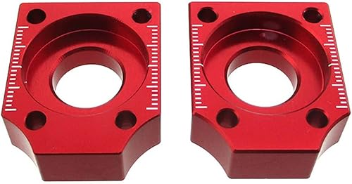 DJ-Motor Bloques ajustadores de tensor de eje de rueda de cadena de 0.591 in para 125 cc, 140 cc, 150 cc, 160 cc, 190 cc, Pit Dirt Bike