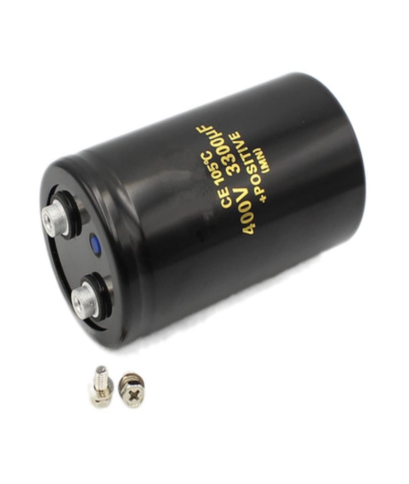 SMHAEN 1/PCS 400V3300UF 63.5 * 105MM 3300UF 400V Bolt/Screw Foot Audio Filter Electrolytic Capacitor 105℃