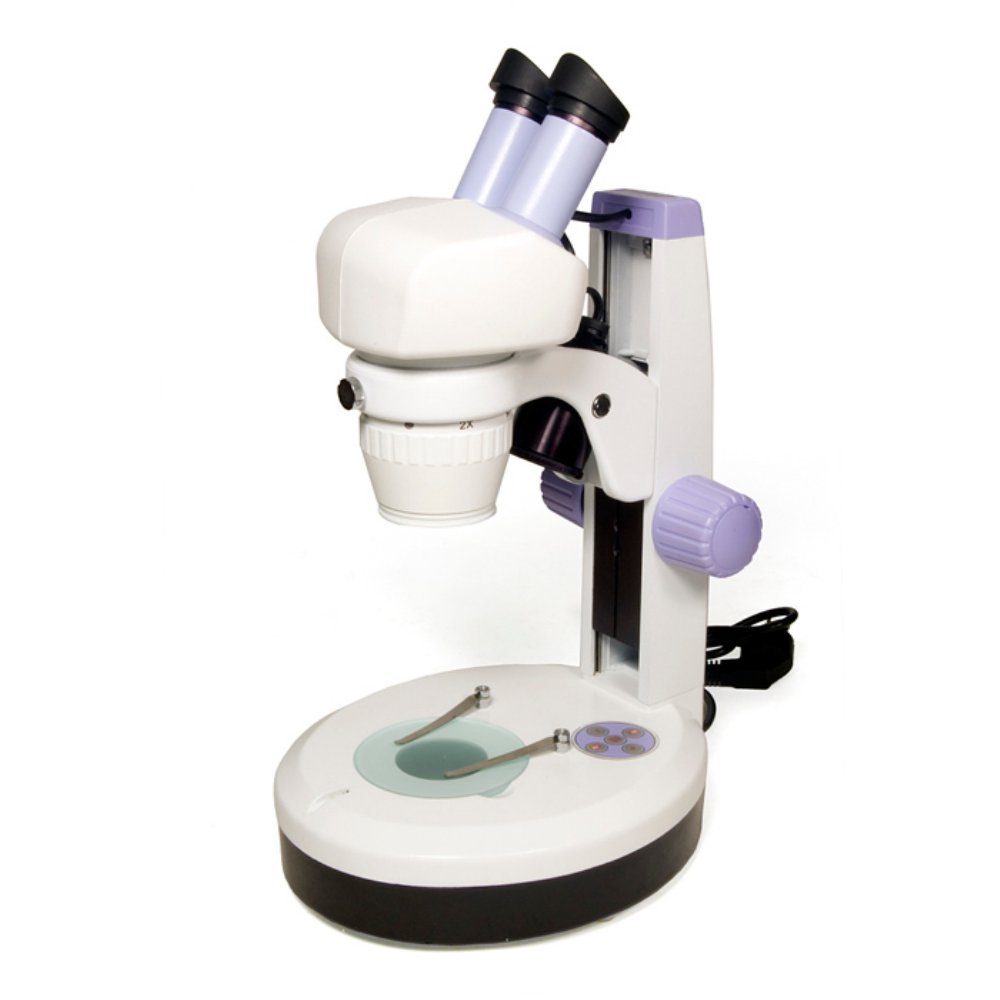 Microscopio Estereoscópico Levenhuk 5ST (20–40x) para Observaciones en 3D de Joyas, Minerales, Monedas y Otros Objetos de Interés