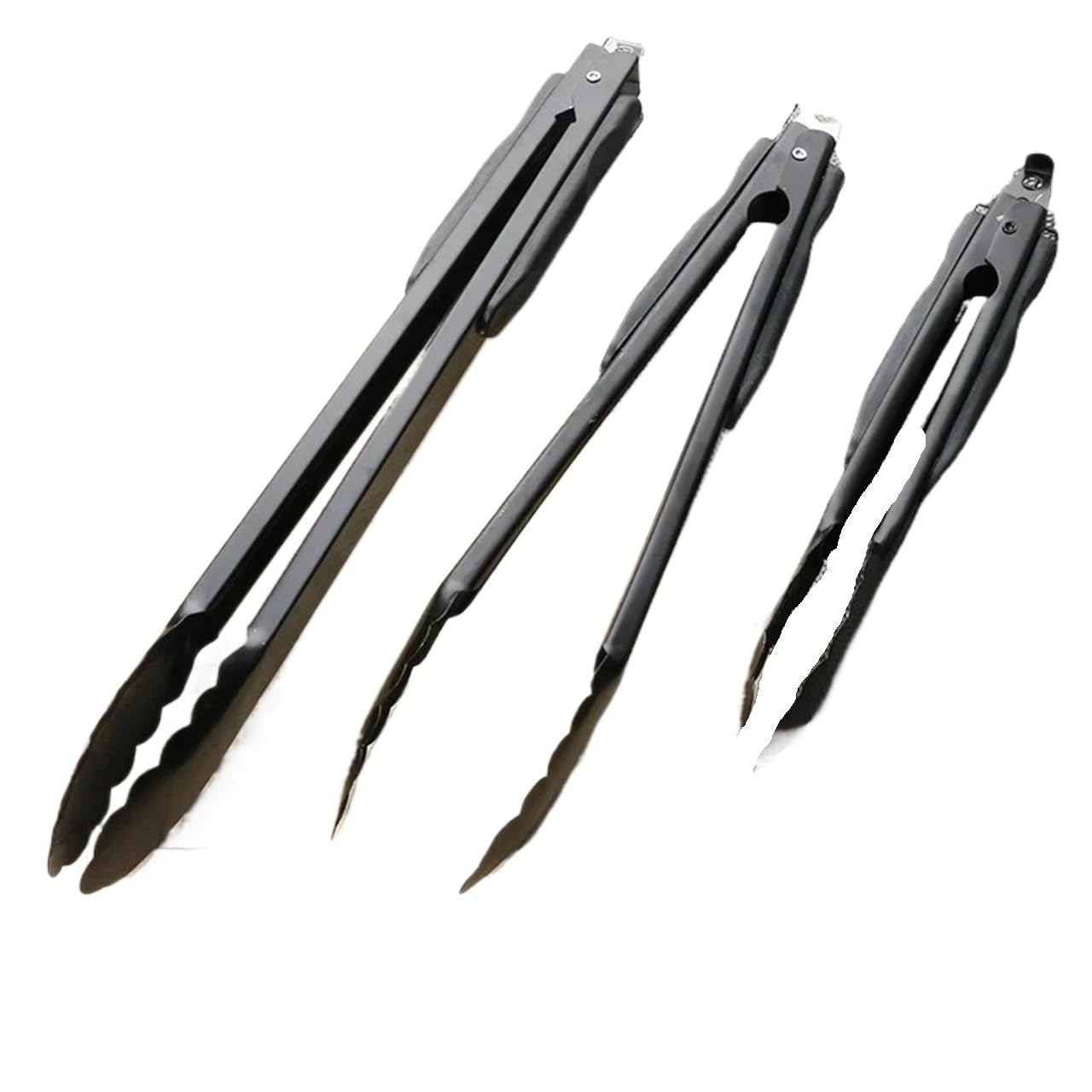 Pinze Da Cucina 3 unids/set de silicona for barbacoa, pinzas for asar, ensalada, pan, pinzas for servir, pinzas antiadherentes for cocina, barbacoa, parrilla, pinzas for cocinar, pinzas for alimentos
