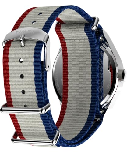Image of Timex Herren Analog Quarz Armbanduhr Weekender New England, White /Grey, Sporty
