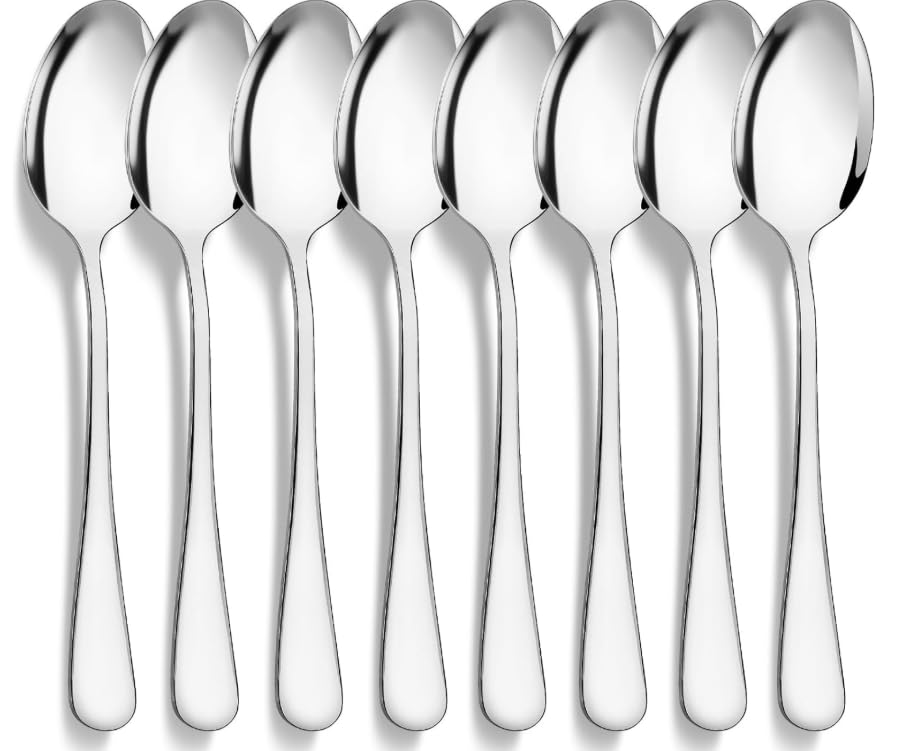11 cucharillas de café largas de 17 cm de acero inoxidable 304