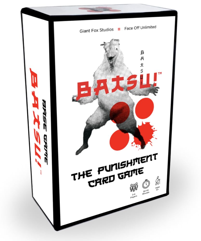 BATSU! Das Partykartenspiel! leicht zu erlernen, schnell runden, wiederspielbares Partykartenspiel, +14, unbeschwerter Spaß für die ganze Familie