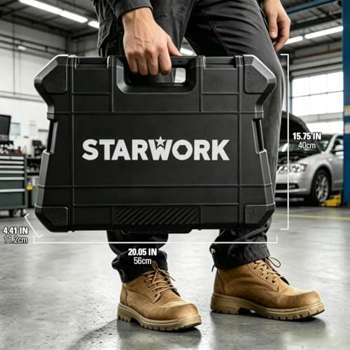 Image of STARWORK TRUE MECHANIC 303-Piece Mechanics Tool Set and Socket Set, 1 /4 inch, 3 /8 inch, 1 /2 inch Drive, Professional, SAE /Metric
