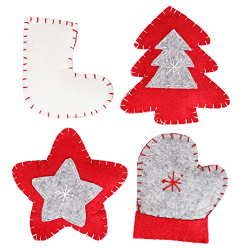 Abaodam 4Pcs Christmas Cat Adorable Chew for Teeth Molar for Cats Durable Pet for Playtime Fun