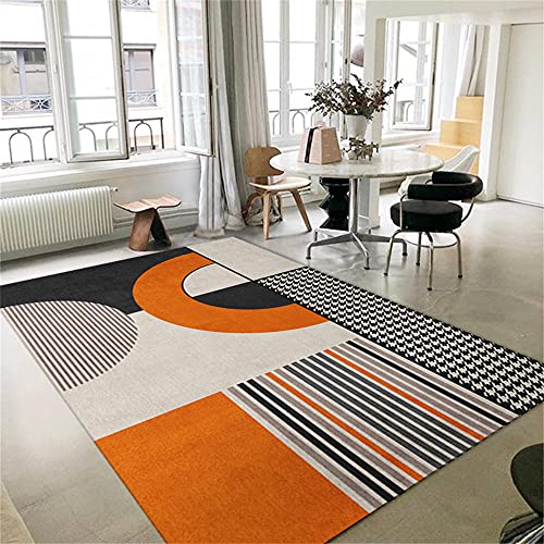 Tapis géométrique moderne pour la chambre d'une ado active et créative