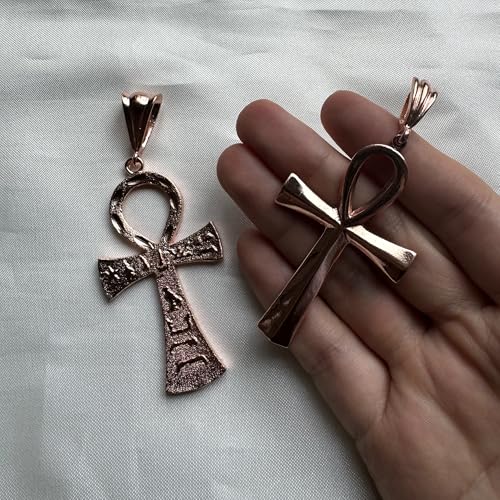 Real Pure Copper Large Ankh Pendant, Charm for men, women4