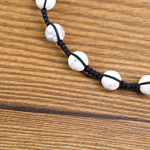 COAI Handmade Couples Genuine Stone Braided Bracelets