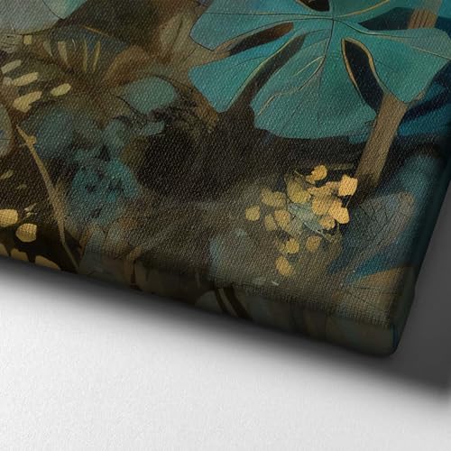 Impression feuille de Monstera Canopy Light II pour sublimer un mur blanc sans relief
