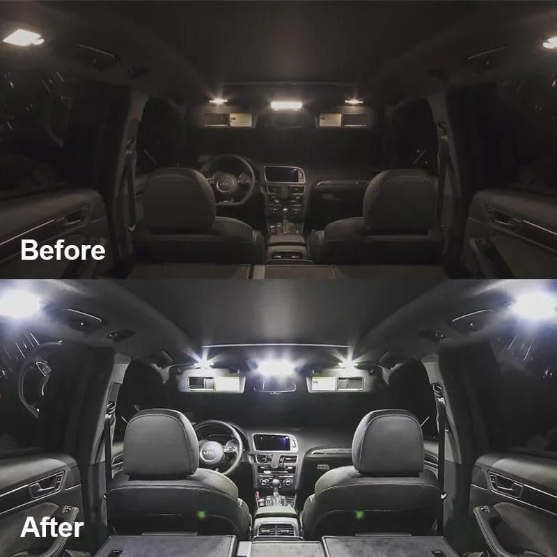 MaXtron Kit Luci LED Abitacolo Per Kia Ceed (tipo JD) – 4500K Bianco Neutro – Set Completo Plug & Play - 4
