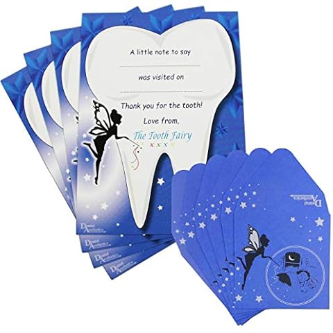 Tooth Fairy Gift Set with Envelopes and Certificates Cover