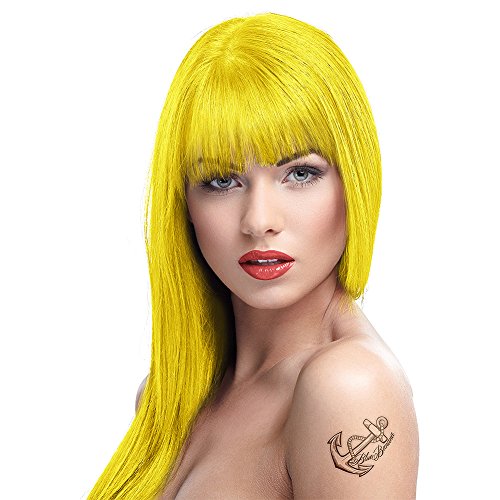 X2 Tinte Capilar Semi-Permanente Crazy Color 100ml (Canary Yellow - Amarillo)