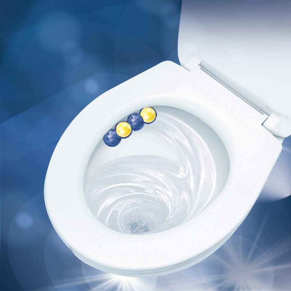 Bref WC Poweractive Lot de 10 nettoyants pour les toilettes 10 x 50 gr