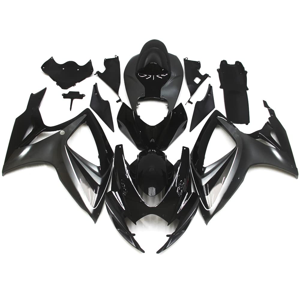 Injection ABS Fairing Kit For Suzuki GSXR600 GSXR750 K6 06 07 Gloss Grey Black