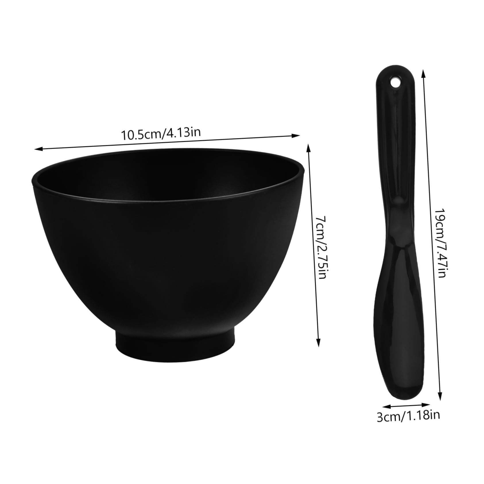 SOESFOUFU Set of 2 Silicone Facial Mask Bowls Mixing Stick Diy Face Clay Mask Kit