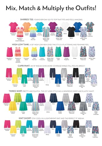 Woman Within Plus Size Elastic-Waist Knit Tiered Skirt4