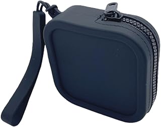 女性用シリコン小銭入れ、小さなシリコン小銭入れ |ポータブル化粧品バッグ、ジッパー付きスクエアイヤホンハンドバッグ、ポータブル化粧品バッグオーガナイザー