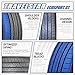 Set of 2 (Two) Travelstar Ecosport GT Ultra High-Performance 305/45R22 All Season Passenger Tire Set 305/45/22 305/45R22XL 118V XL Dual Tread Design for Sports Cars & Luxury Sedans[TIRE ONLY]