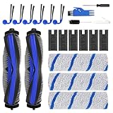 20-teiliges Ersatzteilset für ECOVACS DEEBOT X11 OmniCyclone/X11 Pro Omni Saugroboter, Zubehör: 2 Hauptbürsten, 6 Filter, 3 Wischwalzen, 6 Seitenbürsten, 3 Reinigungsbürsten